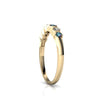 Lab Alexandrite 14kt Yellow Gold petite Ring