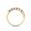 Lab Alexandrite 14kt Yellow Gold petite Ring