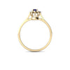 Genuine Sapphire 14kt Yellow Gold petite Ring
